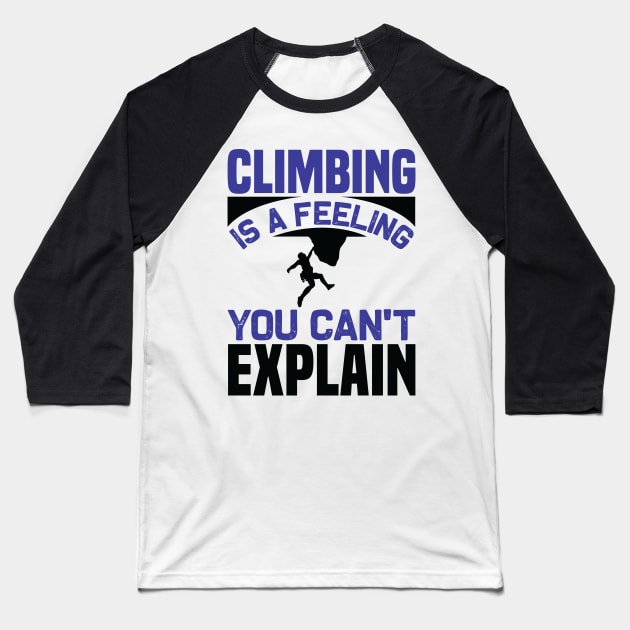 Climbing Baseball T-Shirt by Slayerem